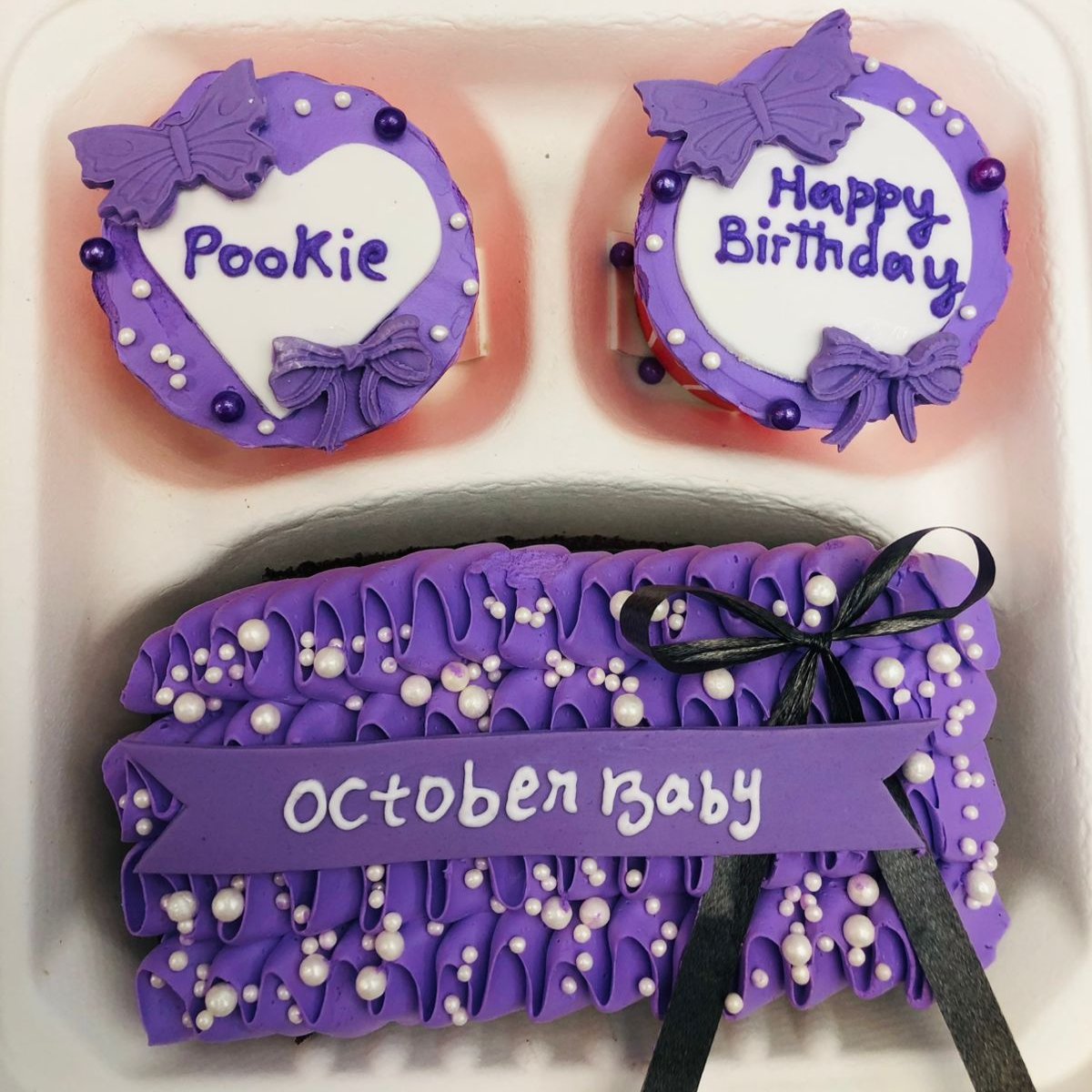 Purple Bento Brownie Combo