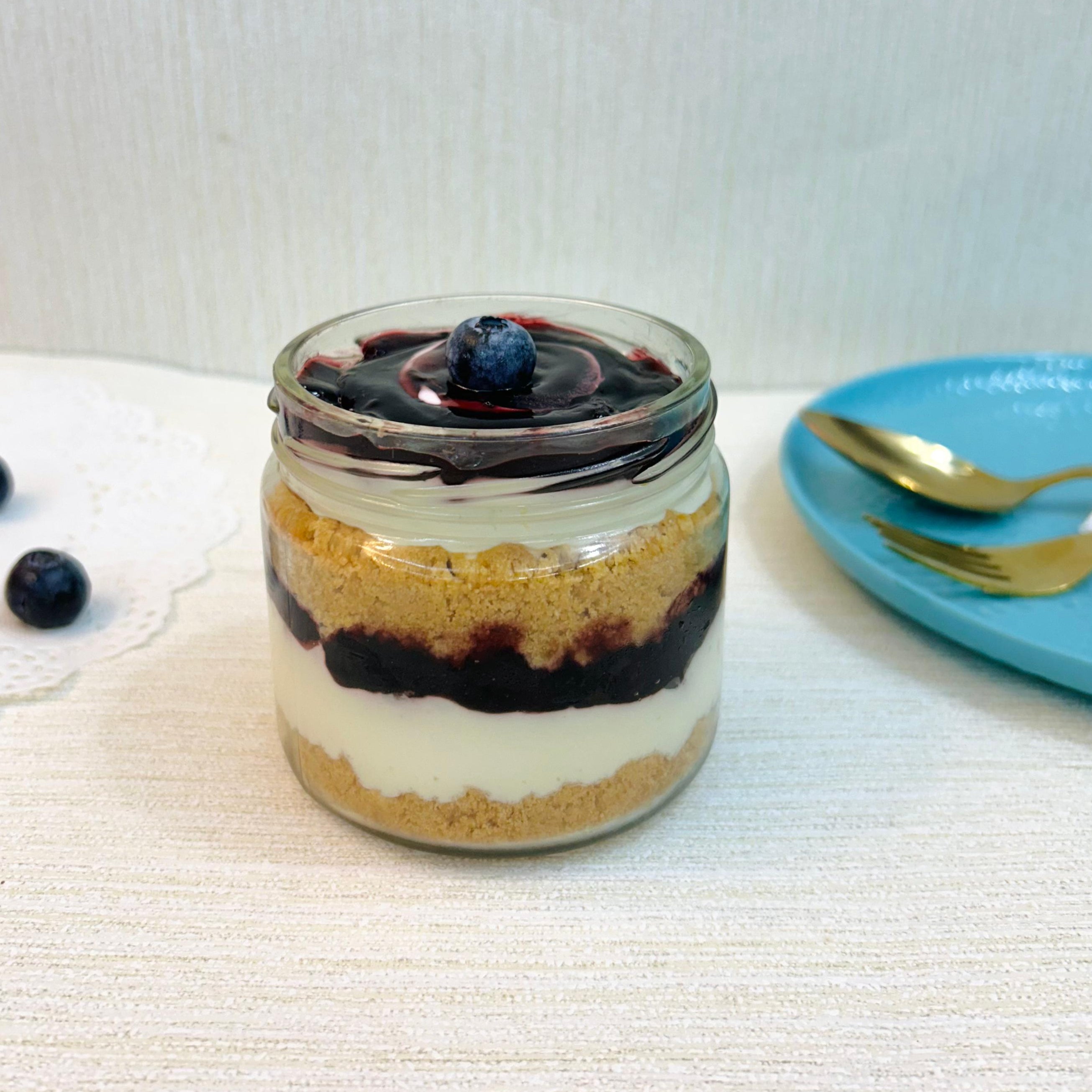 Blueberry Cheesecake Jar