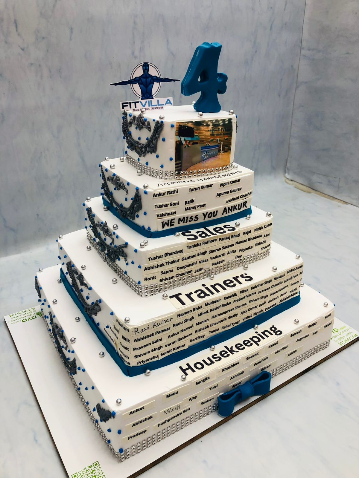 Fit Villa Theme Custom Cake