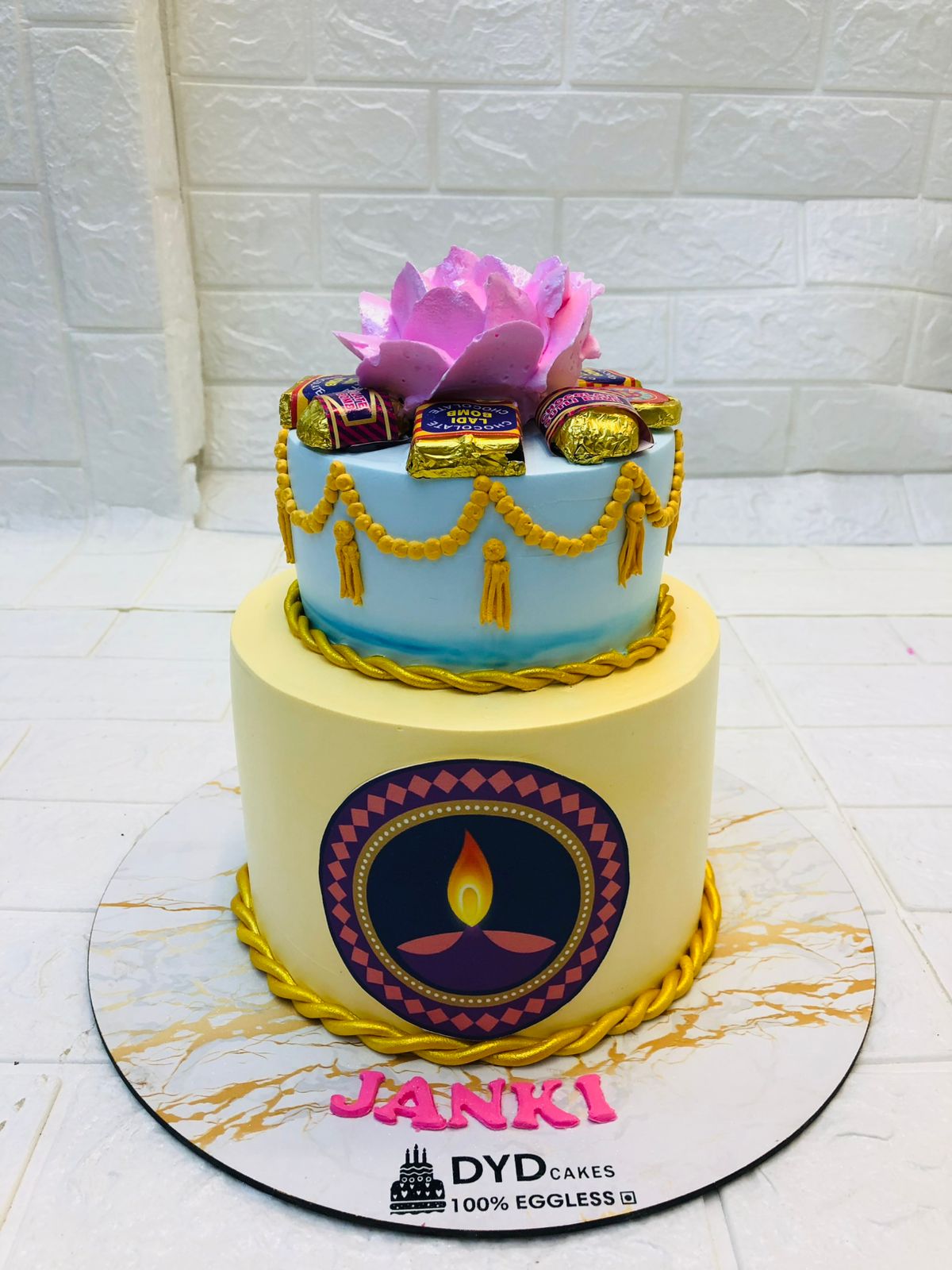 Diwali Theme Chocolate Loaded Cake