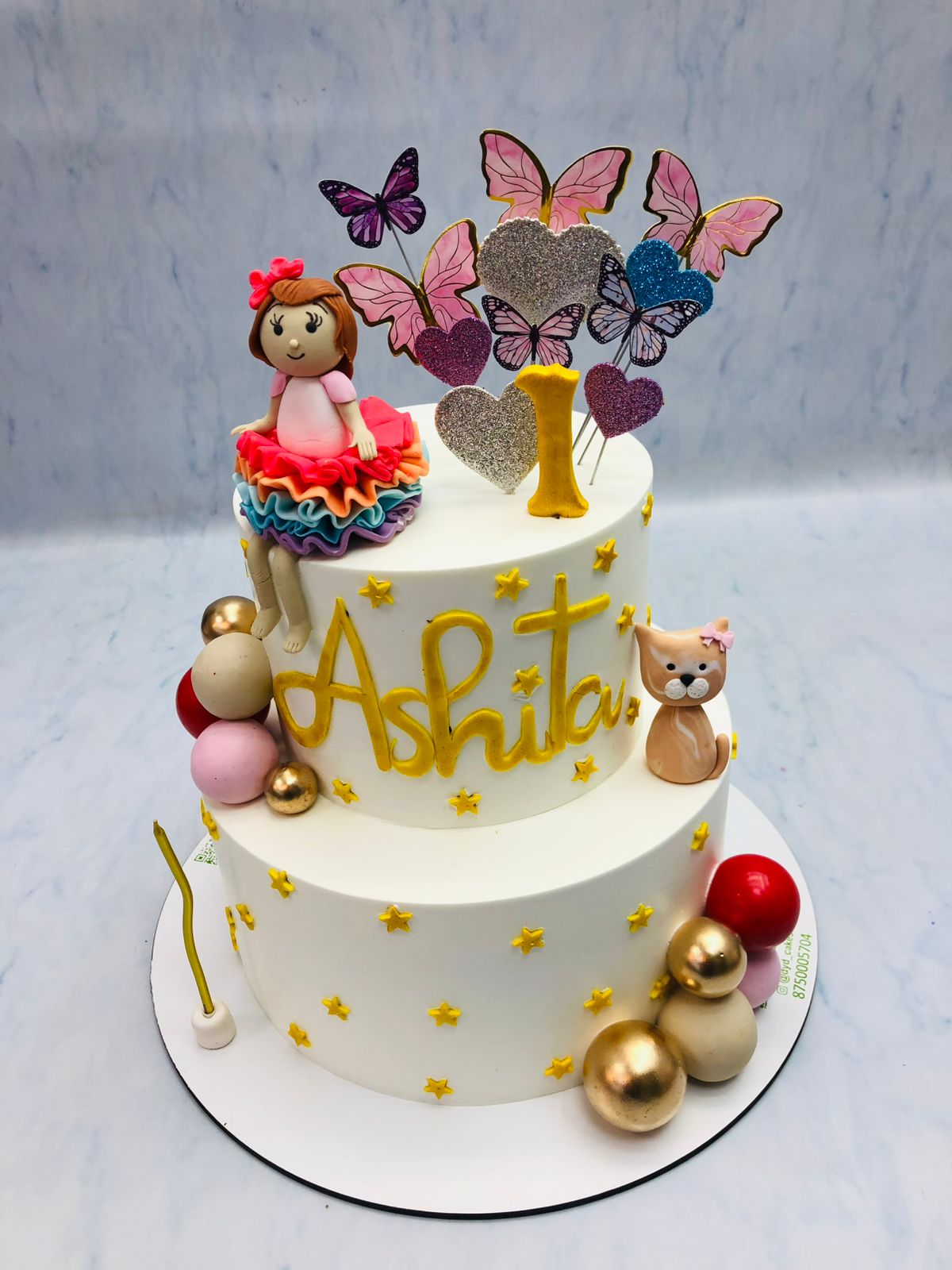 Cute Girl Birthday Cake