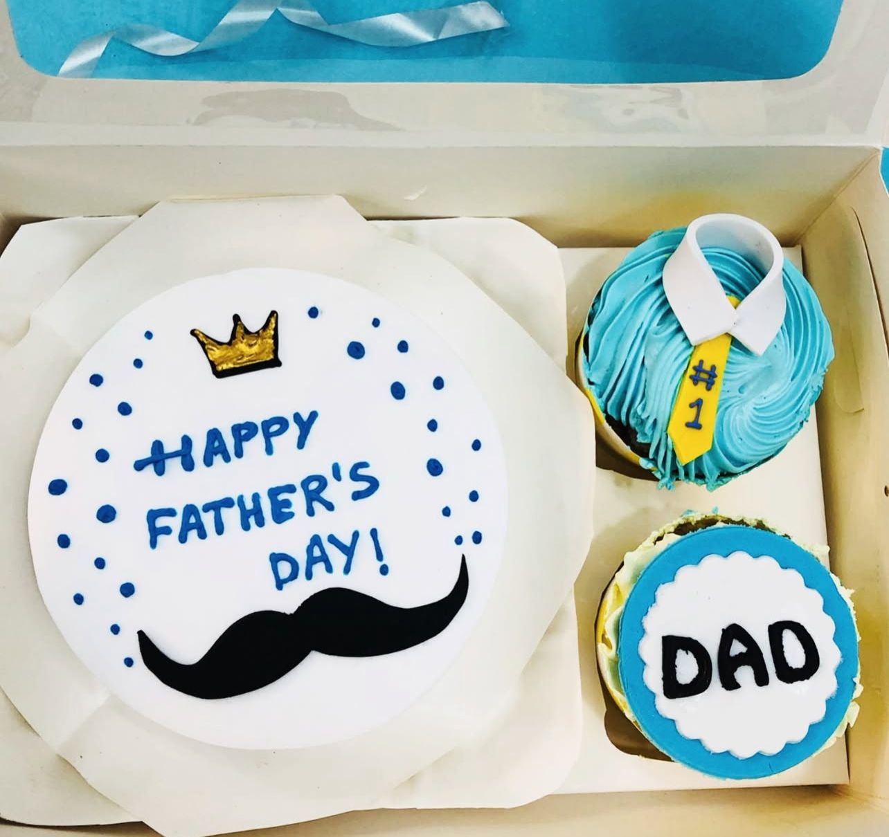 Moustache Father's Day Bento Mini Combo