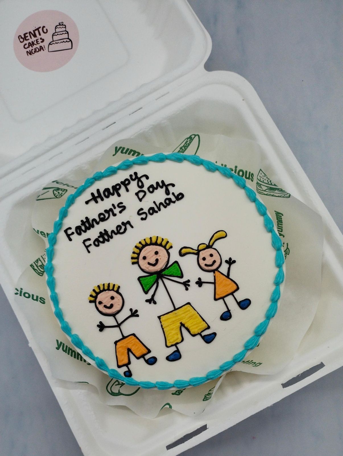 Father's Day  Family Bento Cake