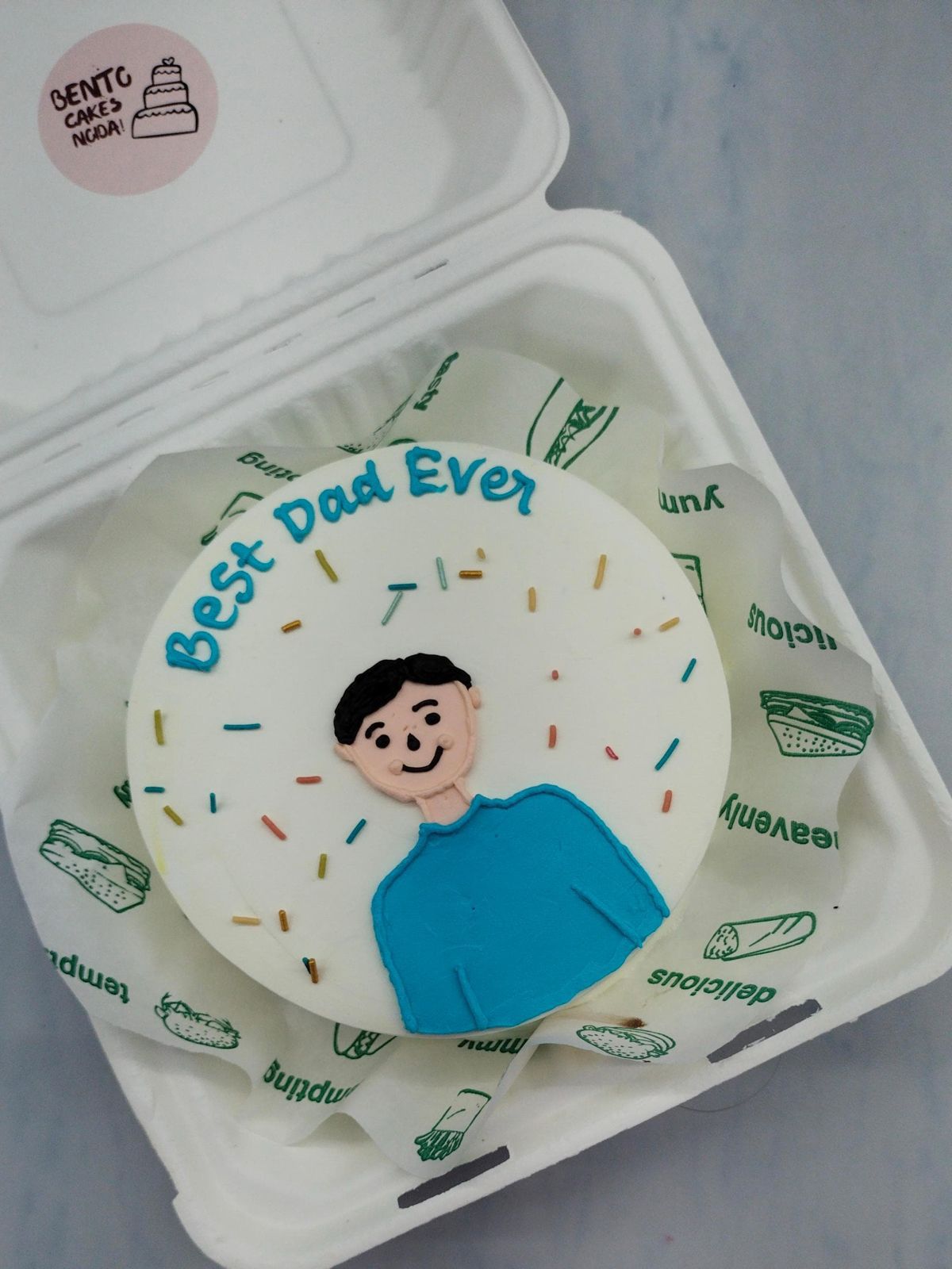 Father's Day  Best Dad Bento Cake