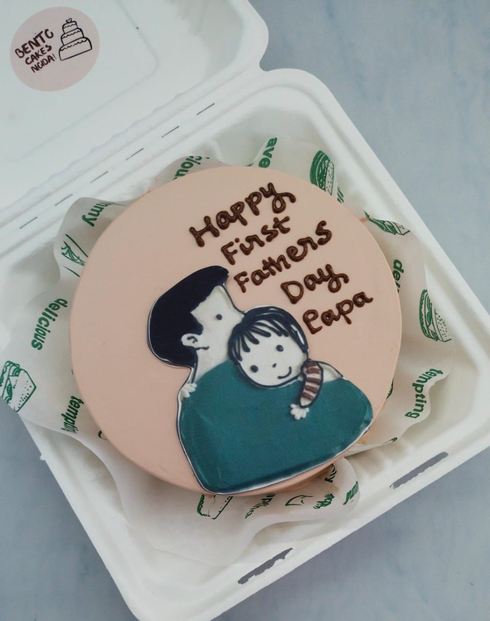 Father's Day  Hug Bento Cake