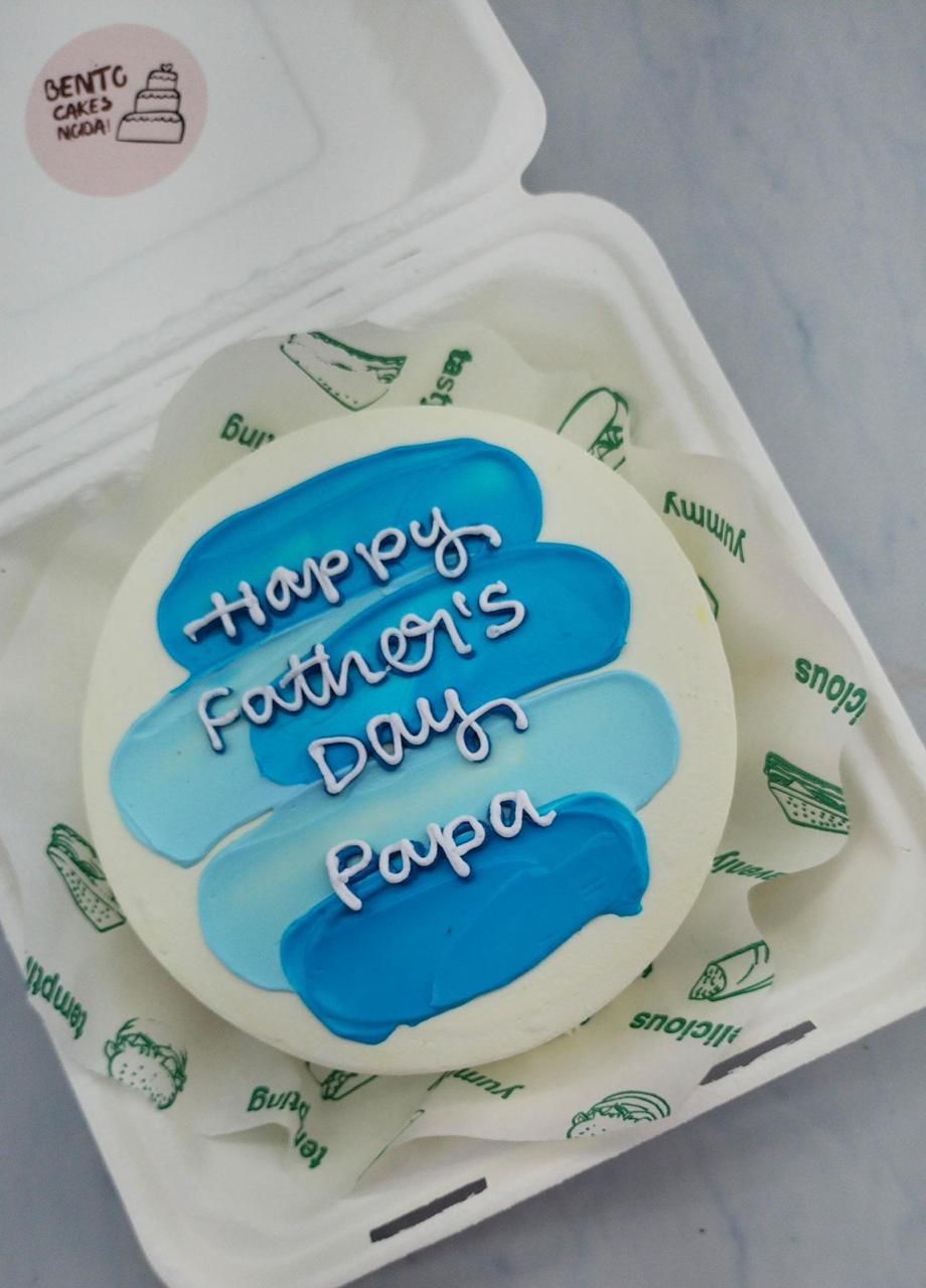 Father's Day  Blue Shades Bento Cake