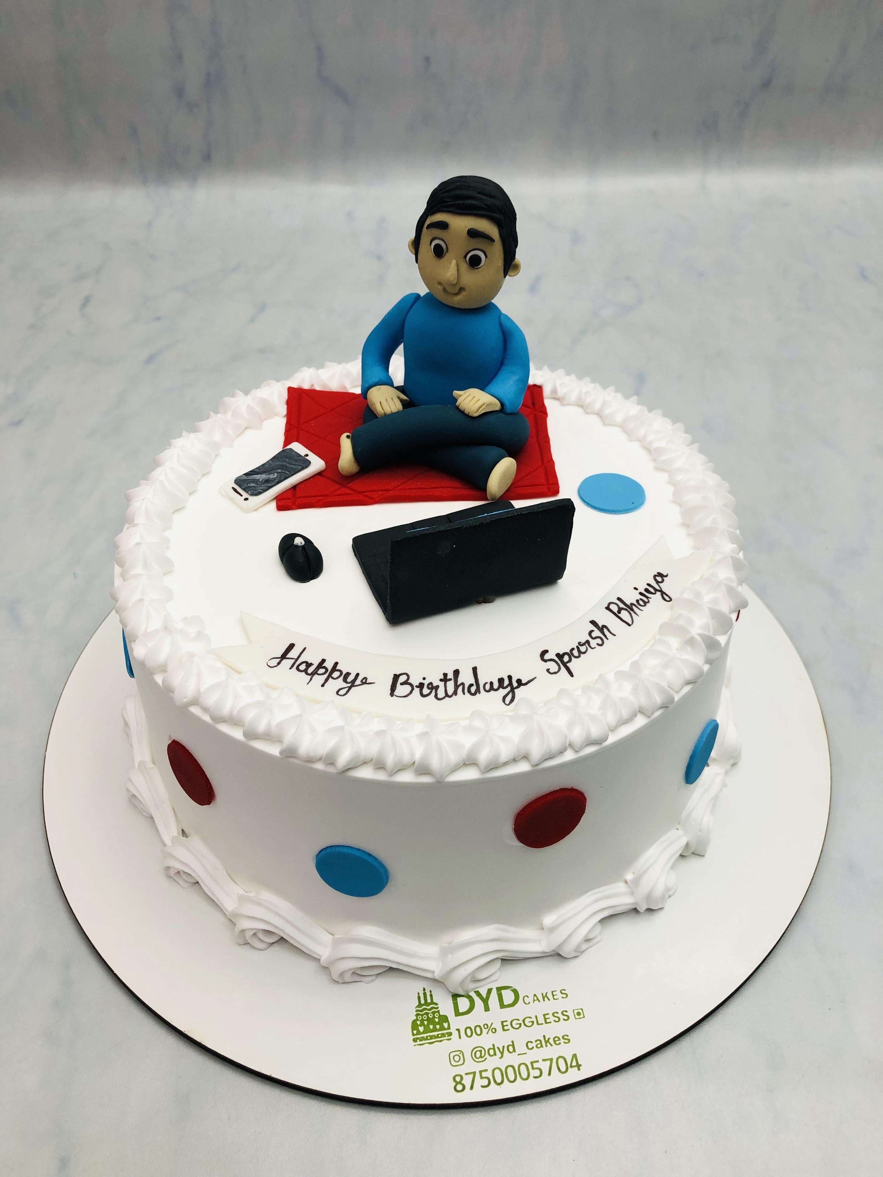 Working Man White Cake