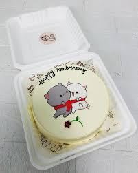 Bubu Dudu Anniversary Cartoon Cake