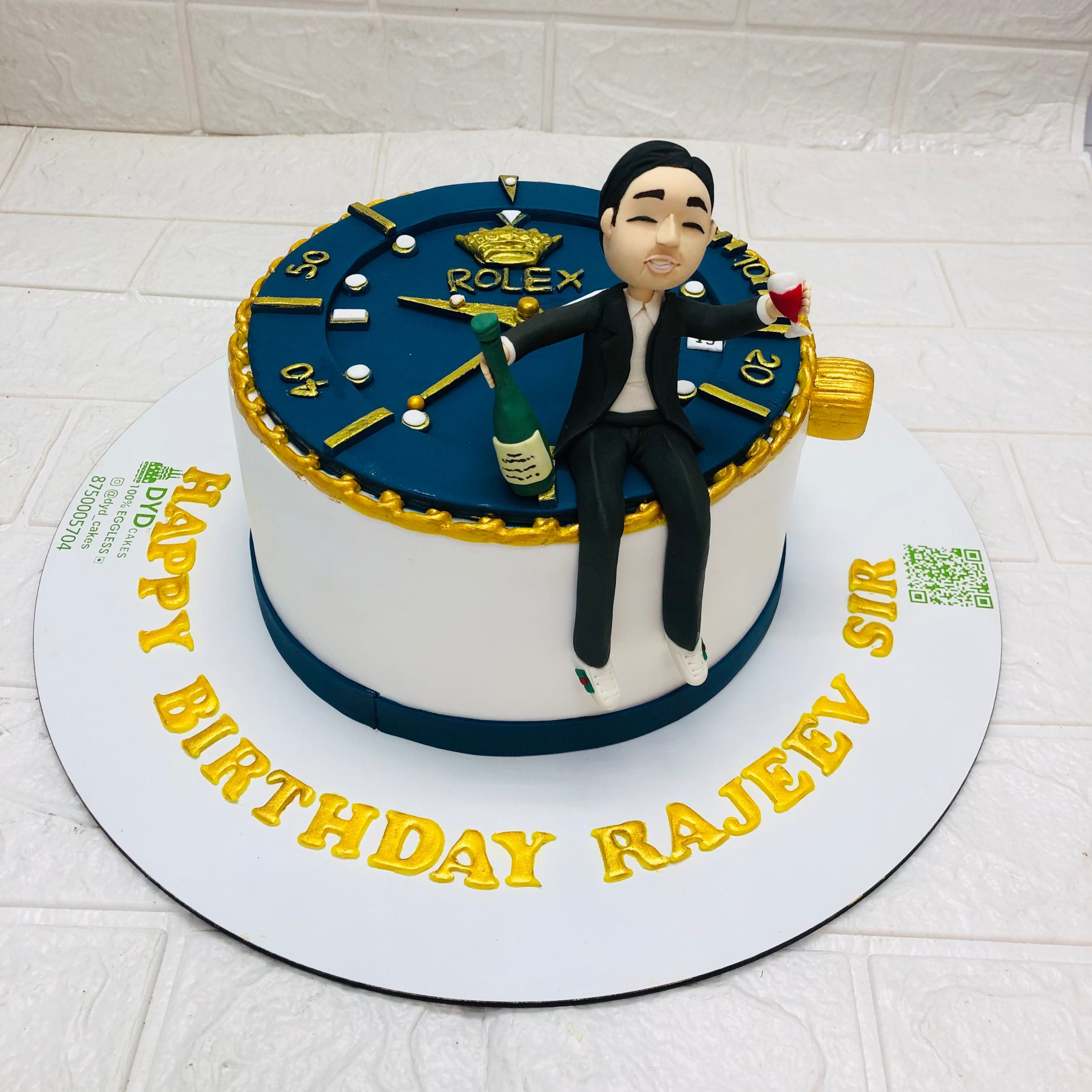 Luxurious Man Birthday Cake