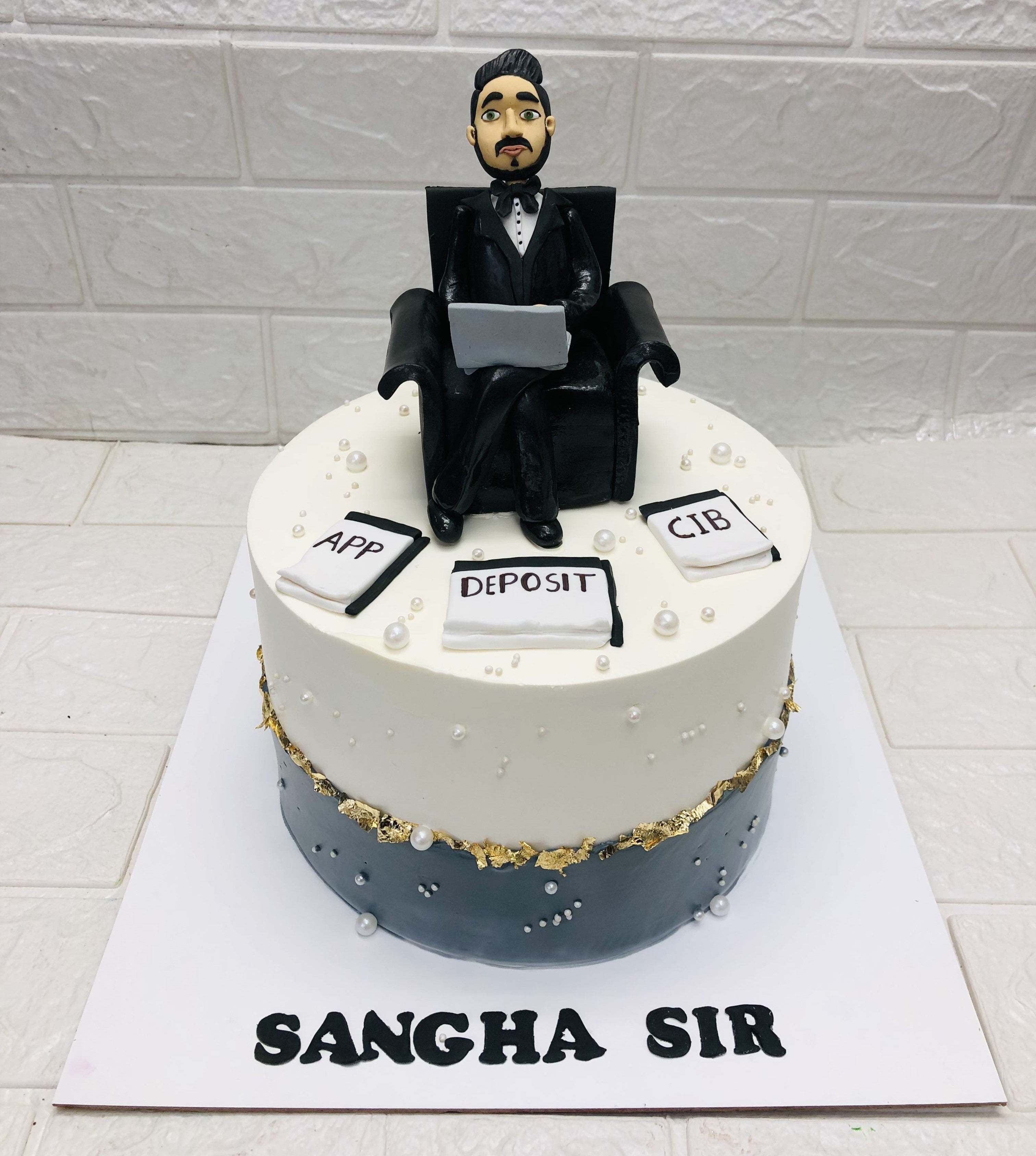 Working Man Theme Customize Cake